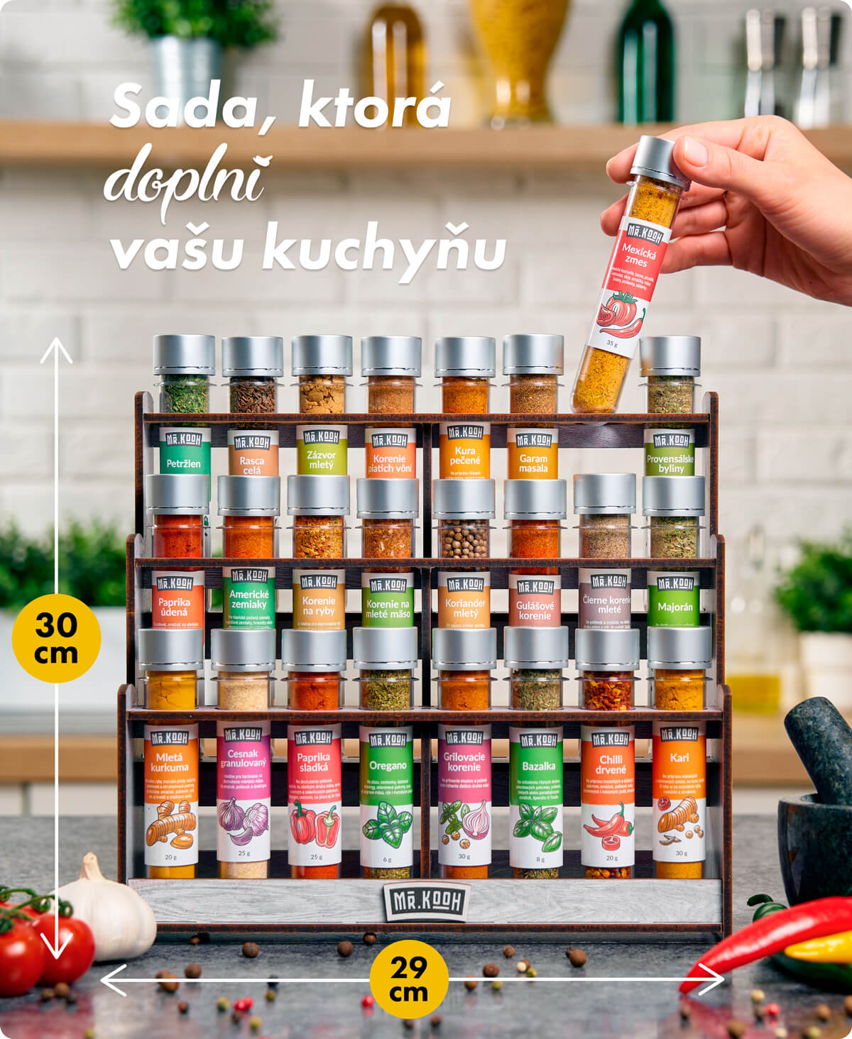 Prémiová sada korenín Mr. Kooh