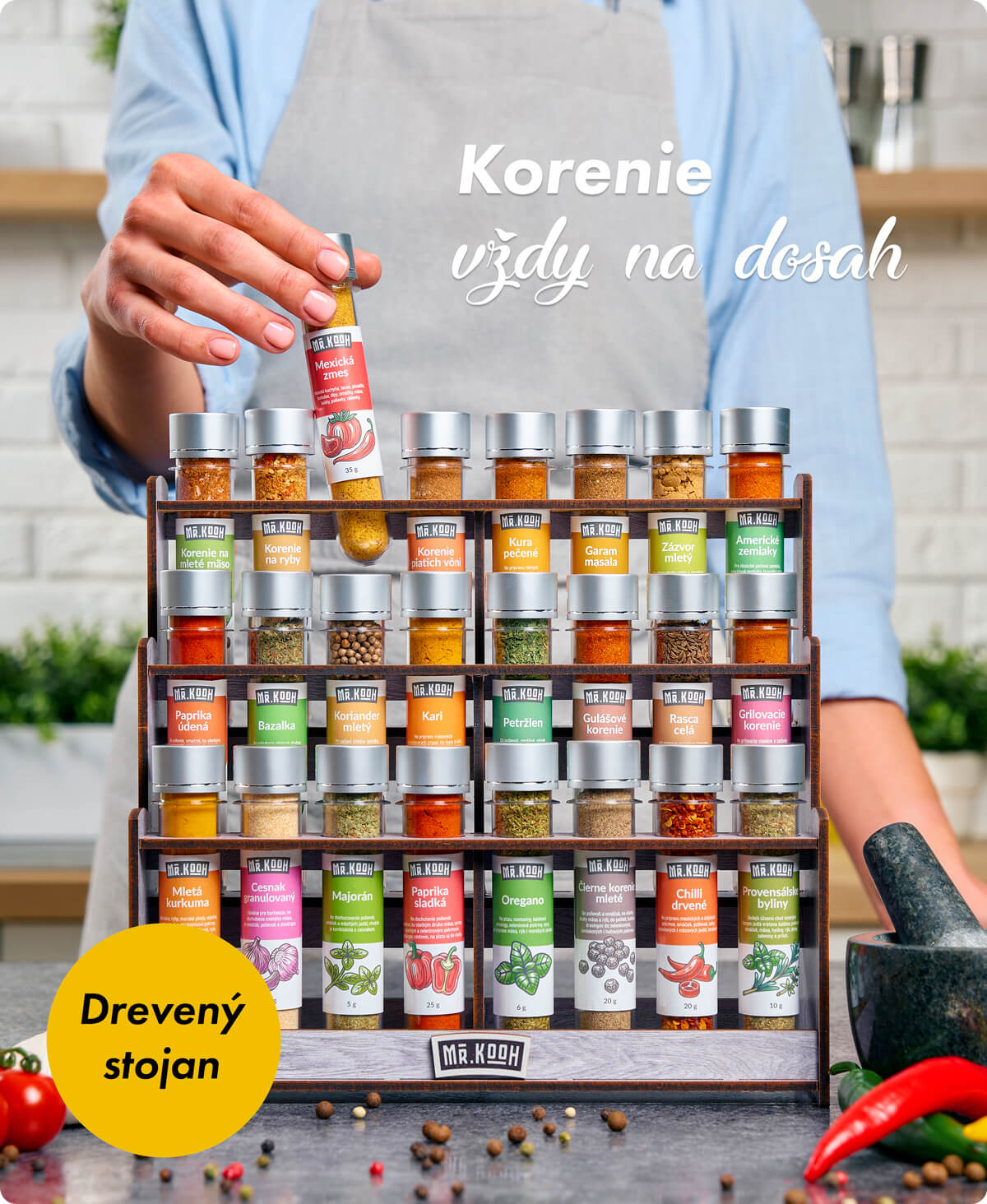 Prémiová sada korenín Mr. Kooh