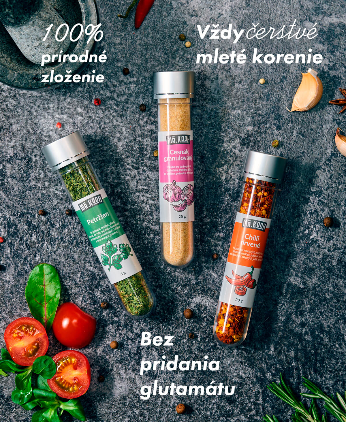 Prémiová sada korenín Mr. Kooh
