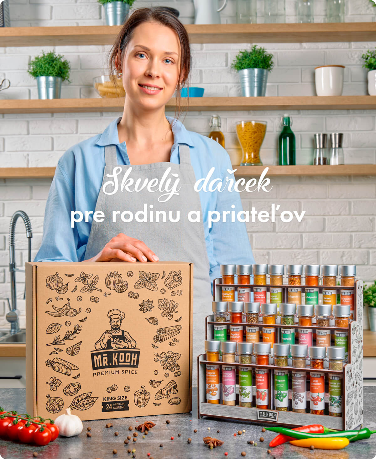 Prémiová sada korenín Mr. Kooh