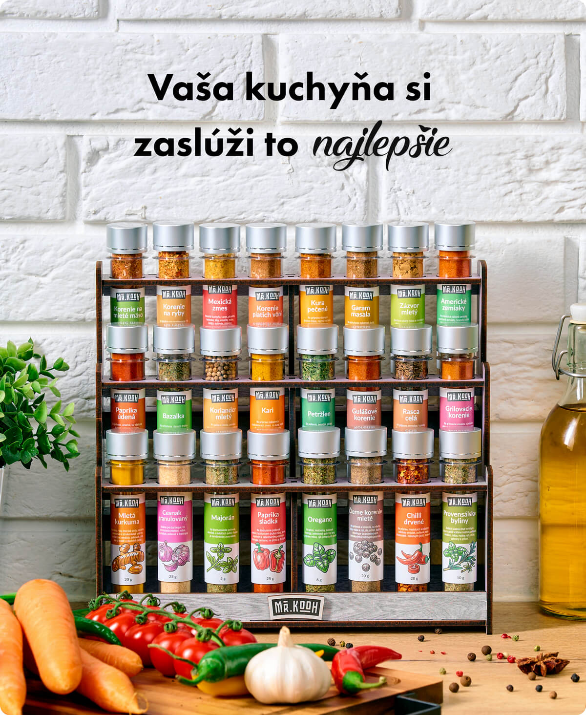 Prémiová sada korenín Mr. Kooh