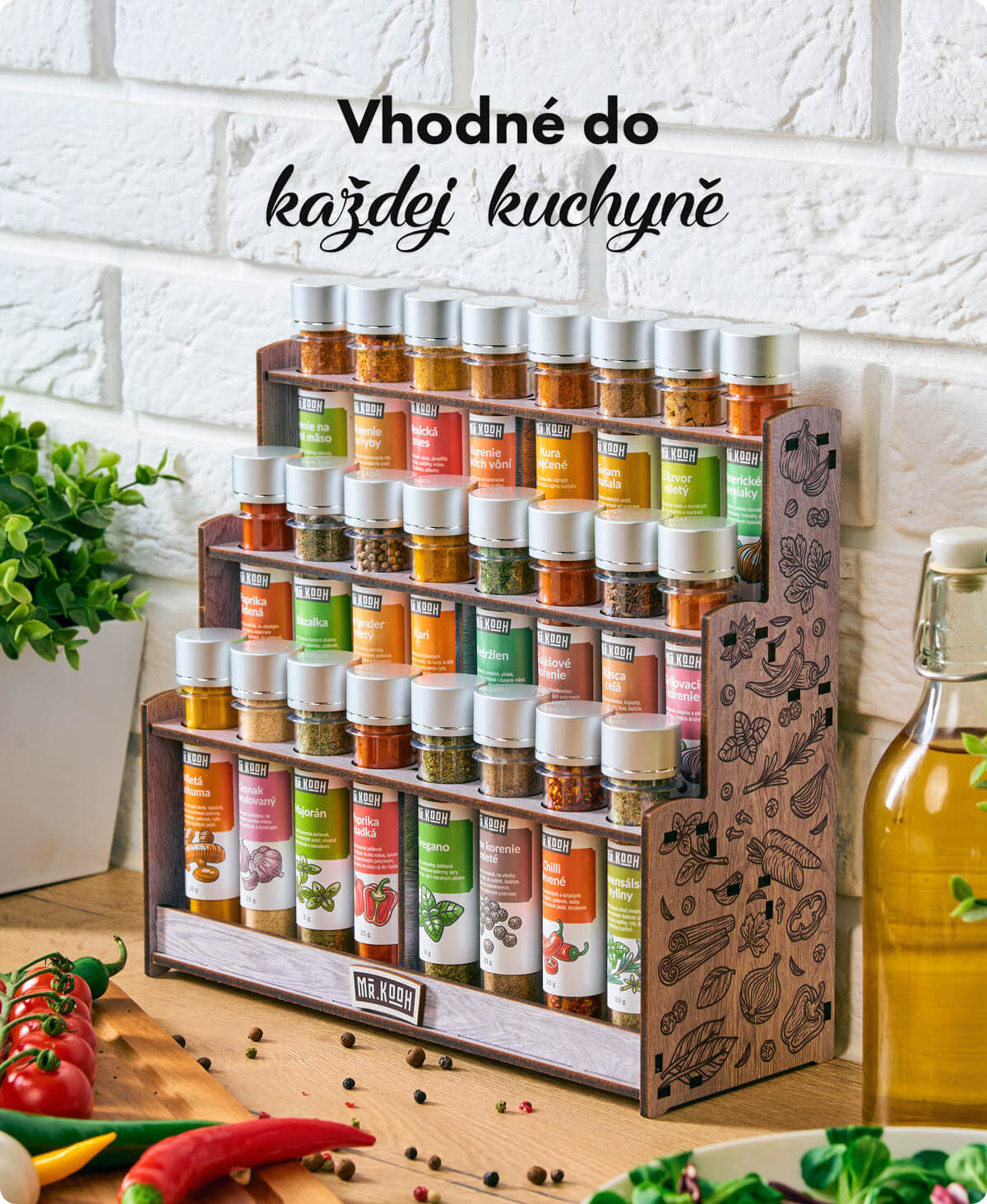 Prémiová sada korenín Mr. Kooh